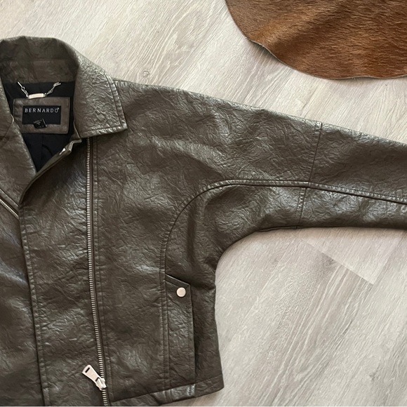 Moto Jacket leather faux - Picture 5 of 9